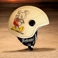 Casco vintage pelle - in,