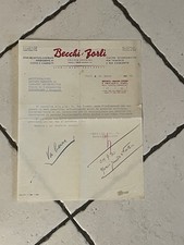 1942 BECCHI FORLÍ Fattura