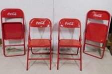 Set 4 Sedie Pieghevoli Coca