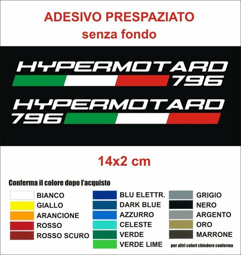 Adesivi ducati hypermotard - hypermotard, 2
