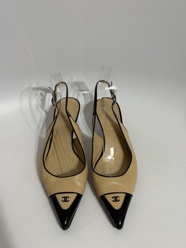 Vintage chanel beige pelle - vintage,
