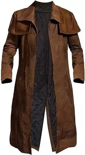 Trench lungo uomo - , pelle