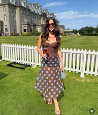 Gonna asimmetrica a pois Zara