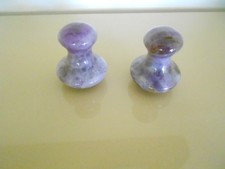 Coppia Funghi da massaggio viso in Ametista