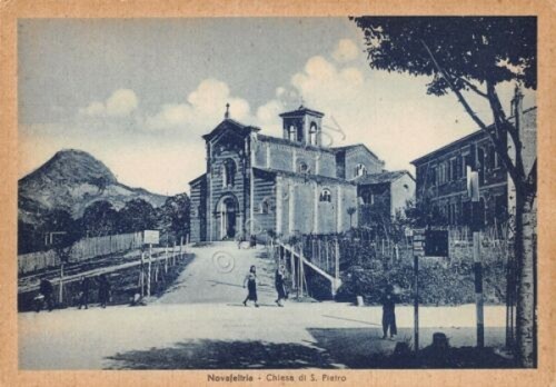 Cartolina novafeltria chiesa - novafeltria,