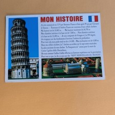 PISA TORRE PENDENTE  -  CARTOLINA A COLORI SCRITTA