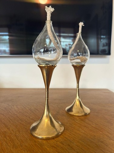 Lampada olio vintage - olio, ottone