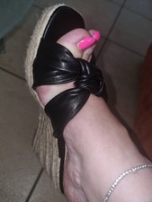 Zeppe.intrecciate Ciabatte Donna