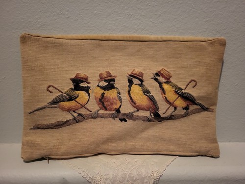 Copricuscino gentleman birds - copricuscino,