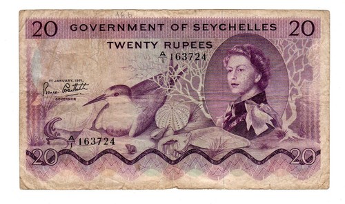 Seychelles billet rupees - 20,