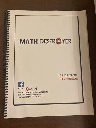 Math destroyer 2017 jim - 2017,,
