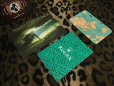 11.1995 ENG 3X ROLEX BOOKLET SET SUBMARINER SEA-DWELLER 14060 16610 16600 16613