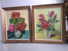 Coppia di quadri vintage