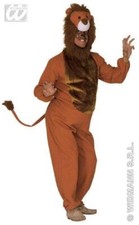 Costume leone adulto flanella - leone,