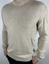 Corneliani Puro Cashmere sweater uomo, L,tg.50 maglione invernale,pullover Beige