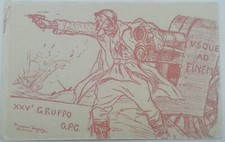 CARTOLINA XXV GRUPPO OBICI