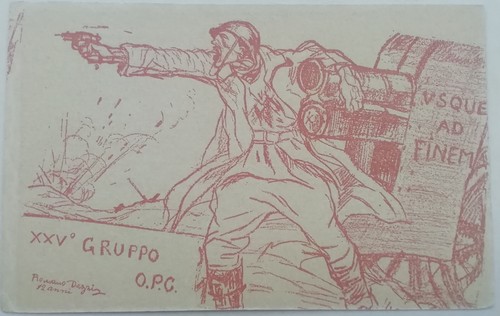Cartolina xxv gruppo - xxv,