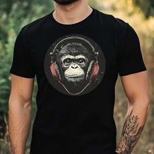 T-Shirt Herren Affe mit