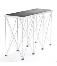 TAVOLO PER CONSOLLE DJ RICHIUDIBILE 50x142 h. 90cm TAVOLO DJ TAVOLINO PER DJ