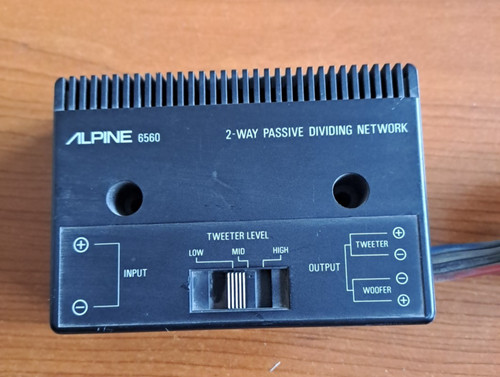 Filtro crossover alpine 6560 - crossover,