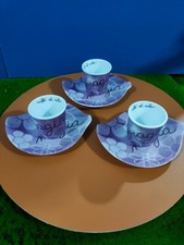 6 Tazzine Con Piattini