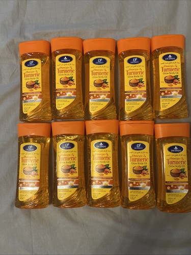Olio corpo con curcuma - con, e