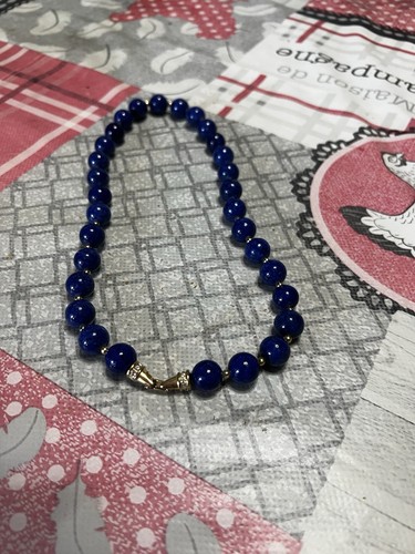 Collana lapislazzuli con - collana,