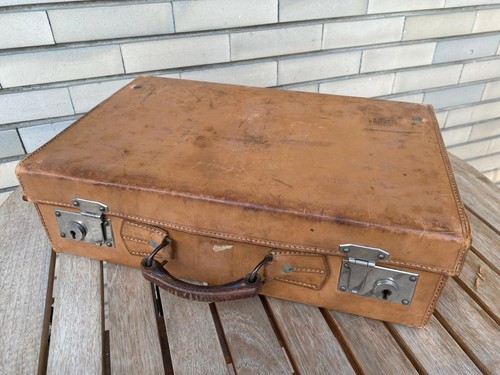 Valigia cuoio beauty case - in,