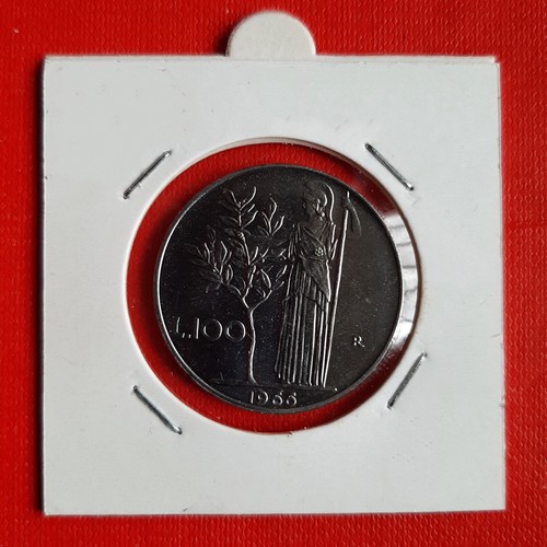 Italy 100 lire 1966 minerva - 1966,
