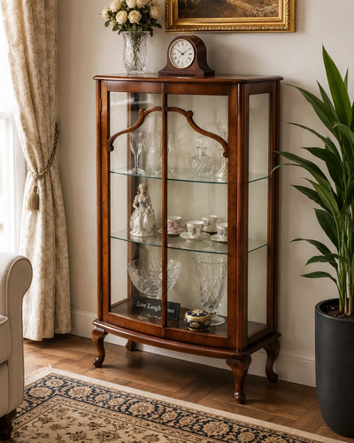 Vetrinetta vintage noce - , anni
