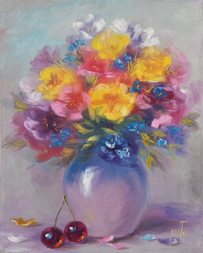 Bouquet floreale colorato