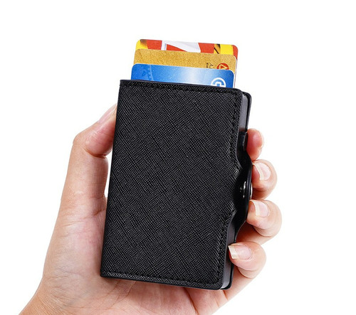 Portafoglio uomo pelle slim - pelle, pu