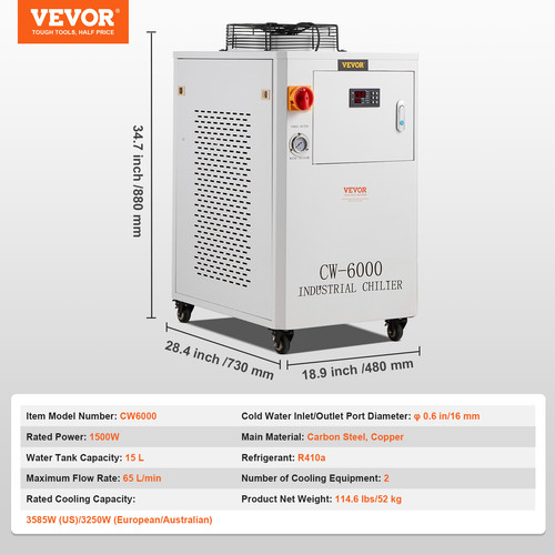 Vevor refrigeratore acqua - refrigeratore, d'acqua