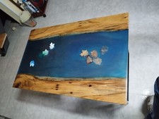 Tavolo legno resina - tavolo,