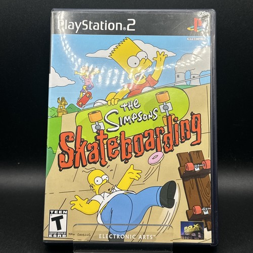 Simpsons skateboarding ps2 cib - simpsons,