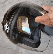 Casco moto VEMAR 59 aperto JET con visiera nero