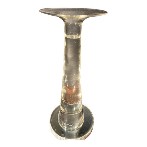 Candelabro vetro firmato - in,