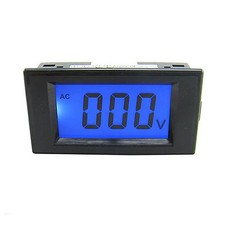 Blue LCD Digital Volt Panel