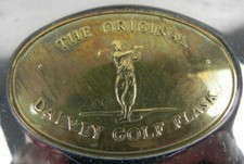 Fiaschetta tasca Steel THE DALVEY GOLD FLASK borraccia whiskey scotch alcohol