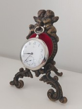 Orologio OMEGA Grand Prix 1900 da tasca Argento 800 carica manuale con supporto