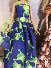 Barbie dress handmade Green