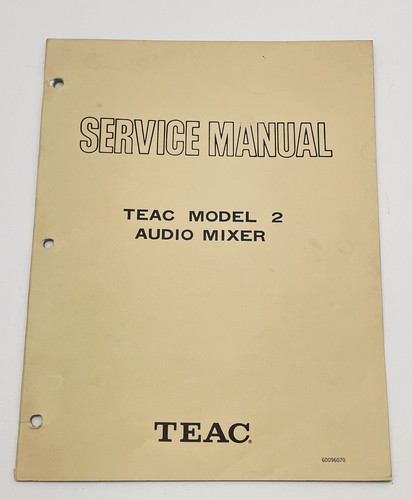Teac model mixer audio - teac, 2