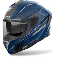 CASCO MOTO INTEGRALE AIROH SPARK 2 SHADOW BLU OPACO GRIGIO TAGLIA M