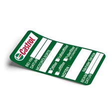 60x foglietti cambio olio