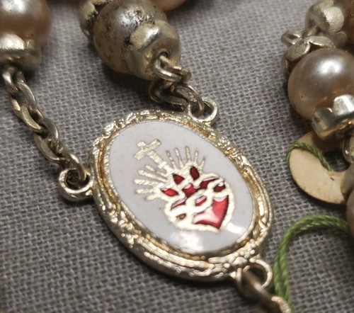 Rosario vintage smaltato - vintage, sacro