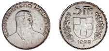 5 FRANCS SVIZZERA BERN - 5