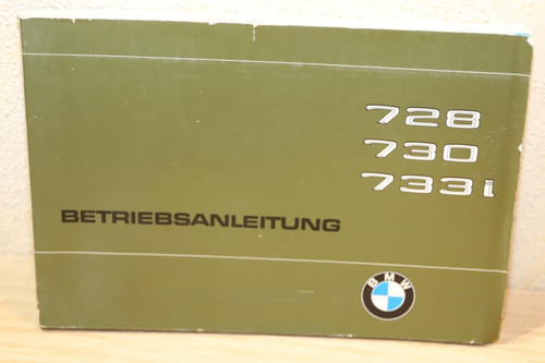Bmw 728 730 733i e23 - bmw,