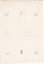 Tappeto persiano Gabbeh beige