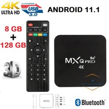 Smart Tv Box Internet 16 gb Mxq Pro 4k 8+128 GB Android 11.1 Cpu 4 Core  64 Bit