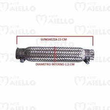 FLESSIBILE SCARICO MARMITTA LIGIER 162 AMBRA JS16 NOVA JS20 23CM